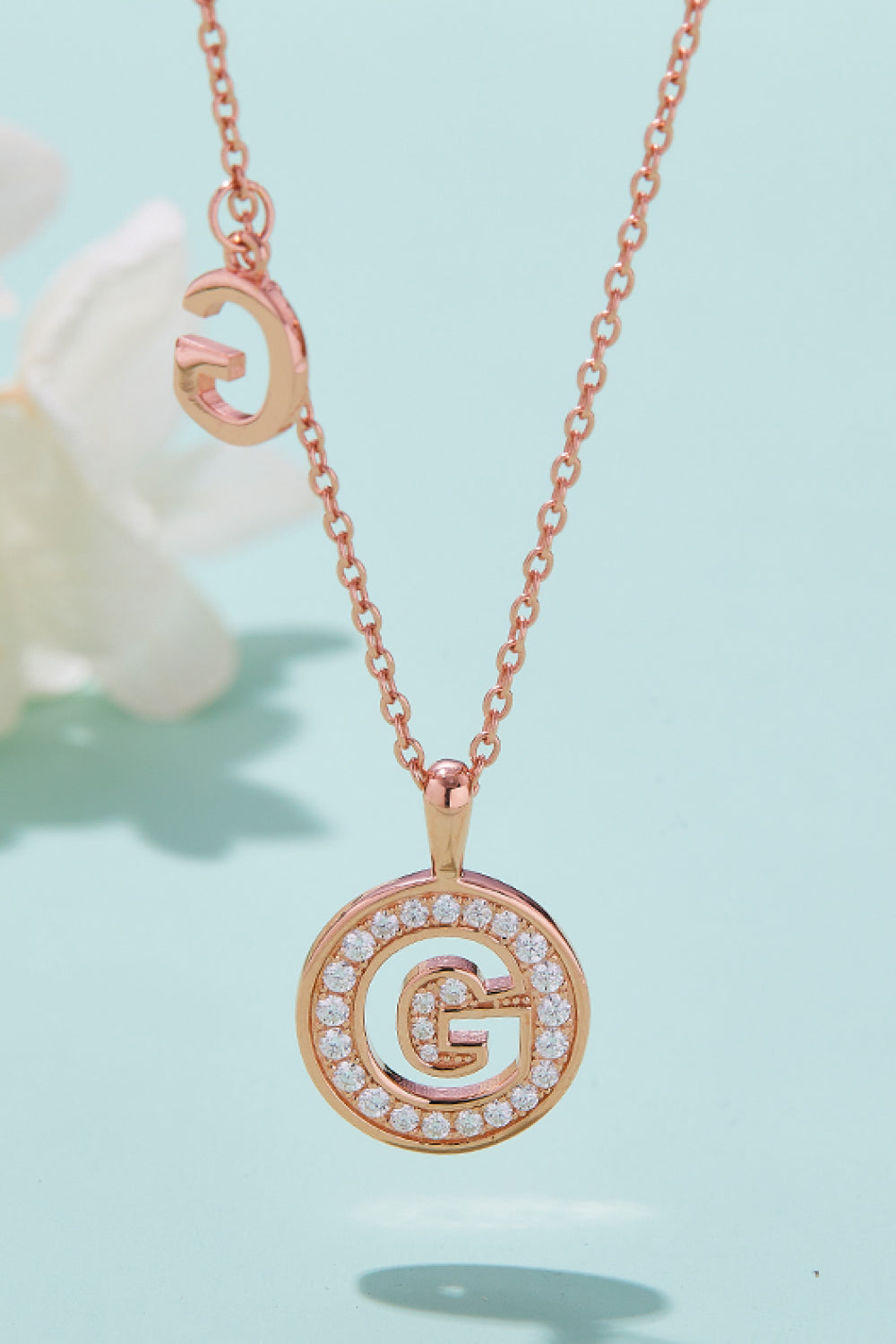 Moissanite A to J Pendant Necklace - Online Only