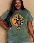 Simply Love Halloween Theme Graphic Cotton Tee - Online Only