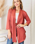 Culture Code Full Size Open Front Cardigan