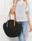 Justin Taylor C'est La Vie Crochet Handbag in Black - Online Only