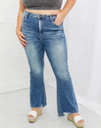 RISEN Iris High Waisted Flare Jeans - Online Only