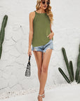 Grecian Neck Knit Tank - Online Only