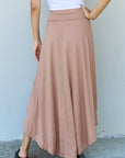 Ninexis First Choice High Waisted Flare Maxi Skirt in Camel - Online Only