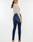 Kancan Mid Rise Gradient Skinny Jeans