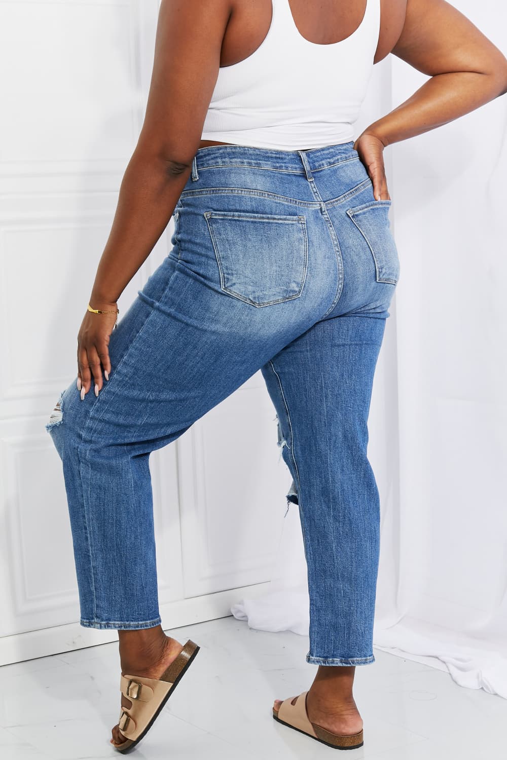 RISEN Emily High Rise Relaxed Jeans - Online Only