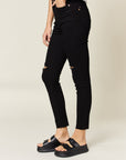 Judy Blue Full Size Distressed Tummy Control High Waist Skinny Jeans