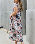 Heimish Give Me Roses Full Size Floral Maxi Wrap Dress - Online Only