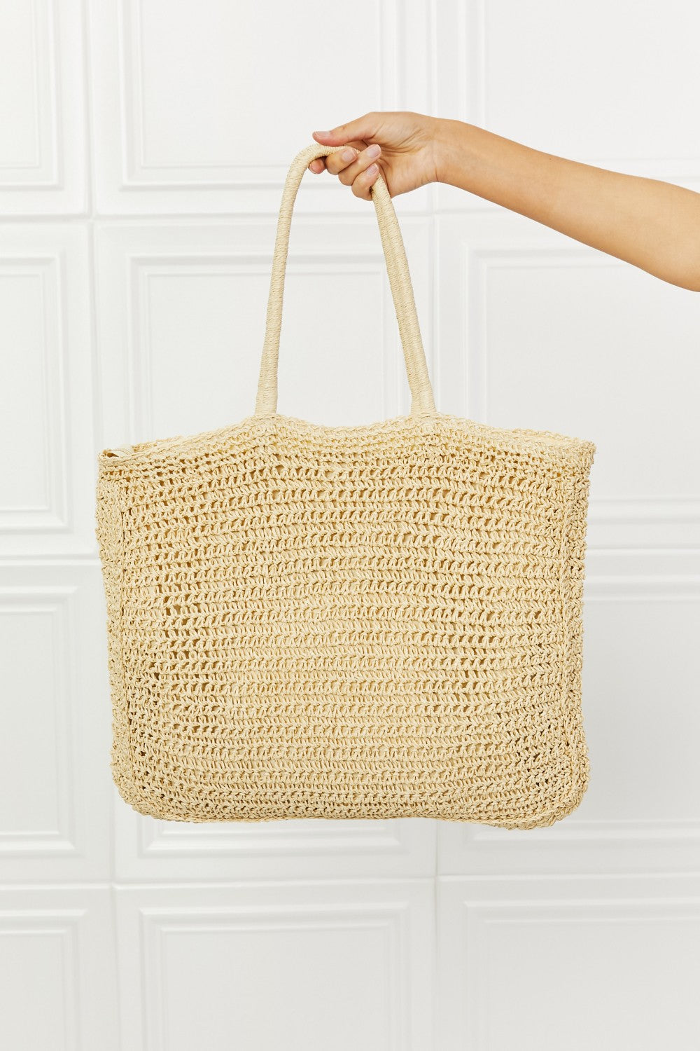 Fame Off The Coast Straw Tote Bag - Online Only