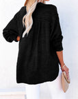 Buttoned Long Sleeve Blouse