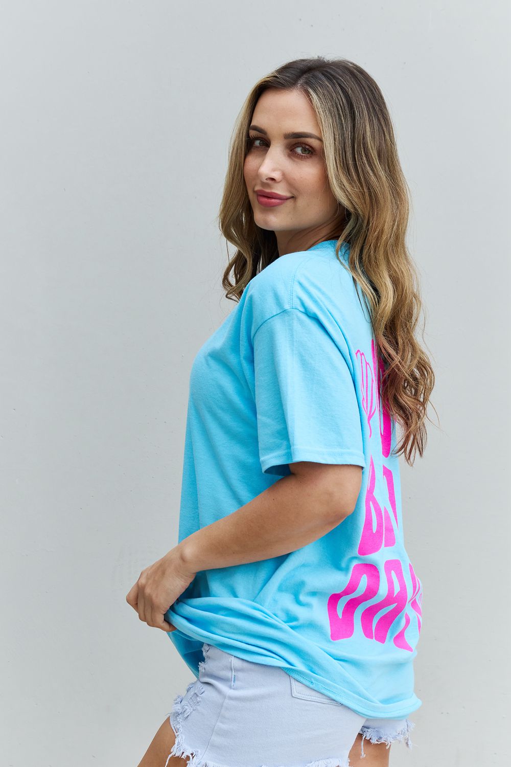 Sweet Claire &quot;More Beach Days&quot; Oversized Graphic T-Shirt - Online Only