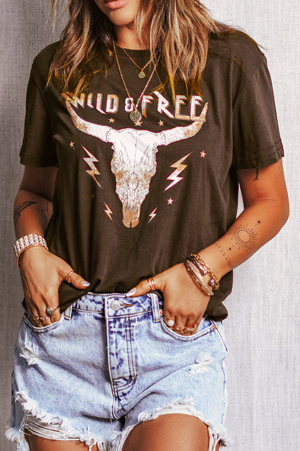 WILD FREE Animal Graphic Tee - Online Only