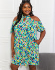 Sew In Love Perfect Paradise Printed Cold-Shoulder Dress - Online Only