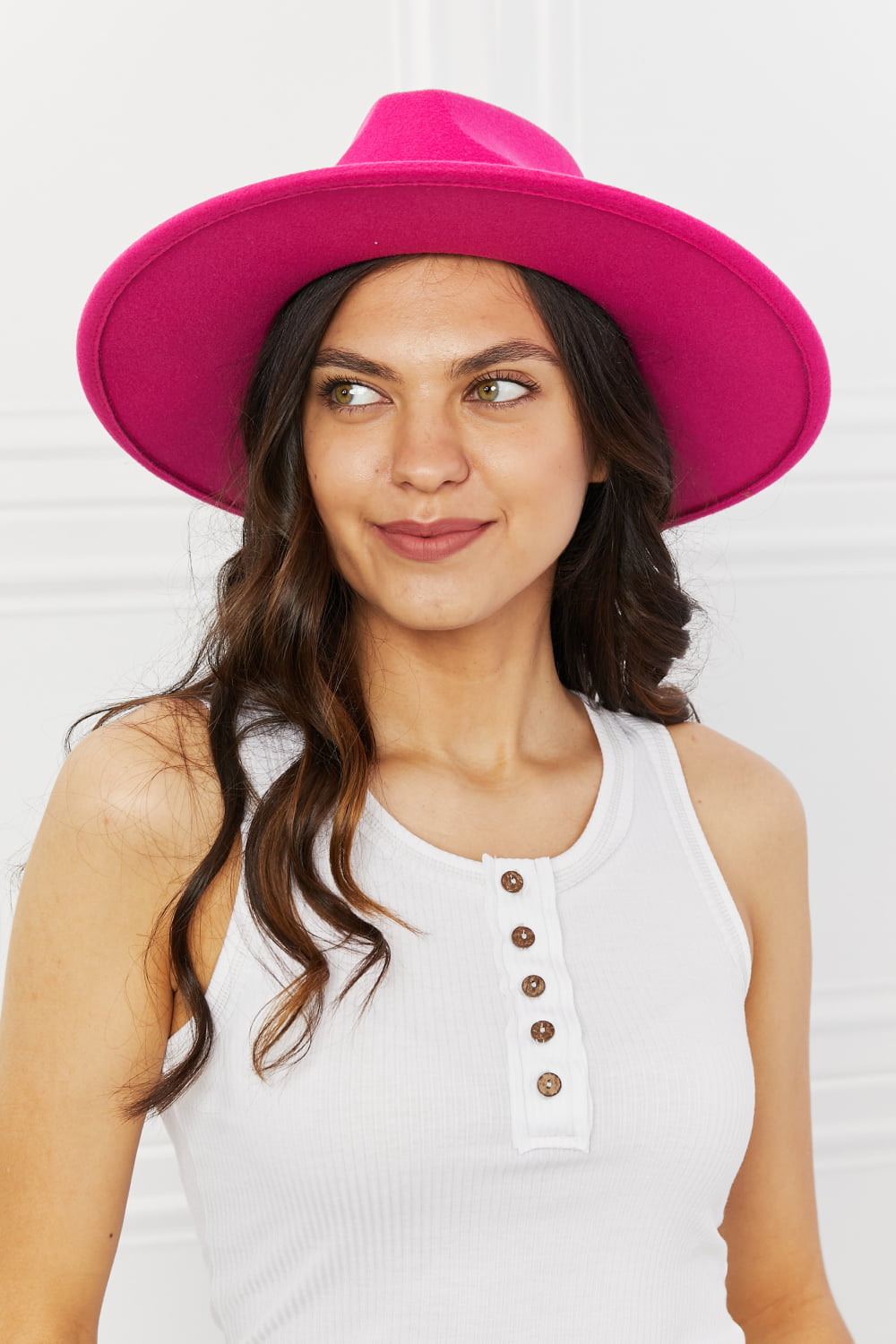 Fame Keep Your Promise Fedora Hat in Pink - Online Only