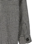 Houndstooth Long Shacket - Online Only