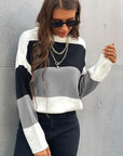 Longing For Fall Color Block Sweater - Online Only