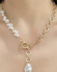Freshwater Pearl Copper Necklace - Online Only