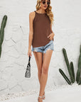 Grecian Neck Knit Tank - Online Only