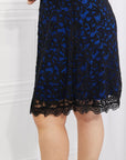 Yelete Full Size Contrasting Lace Midi Dress - Online Only - My Pampered Life Seattle