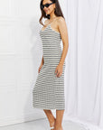 HYFVE One to Remember Striped Sleeveless Midi Dress - Online Only