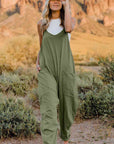 Double Take  V-Neck Sleeveless Jumpsuit with Pocket