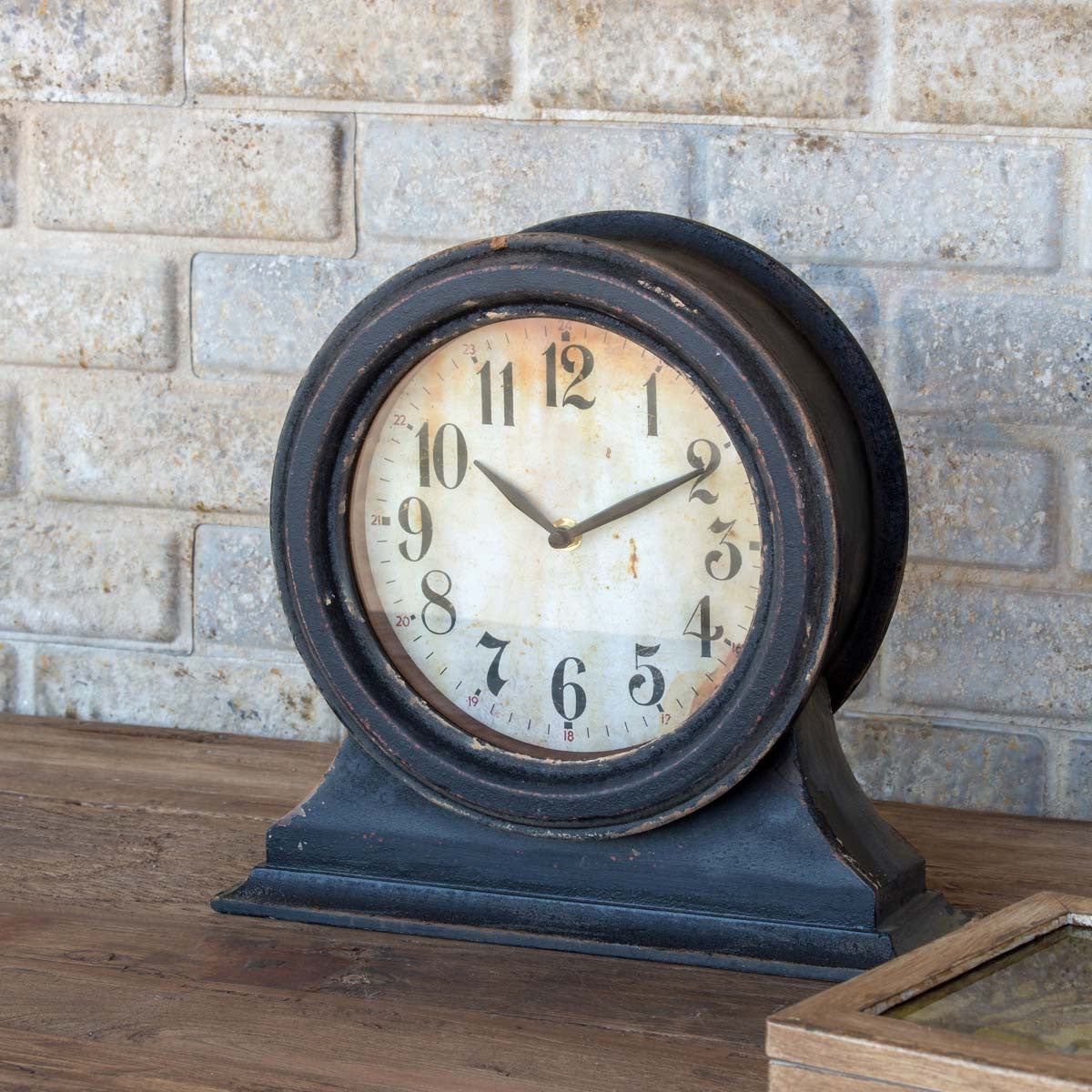 Black Mantel Clock, Small - Online Only