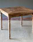 Reclaimed Wood Square Display Table