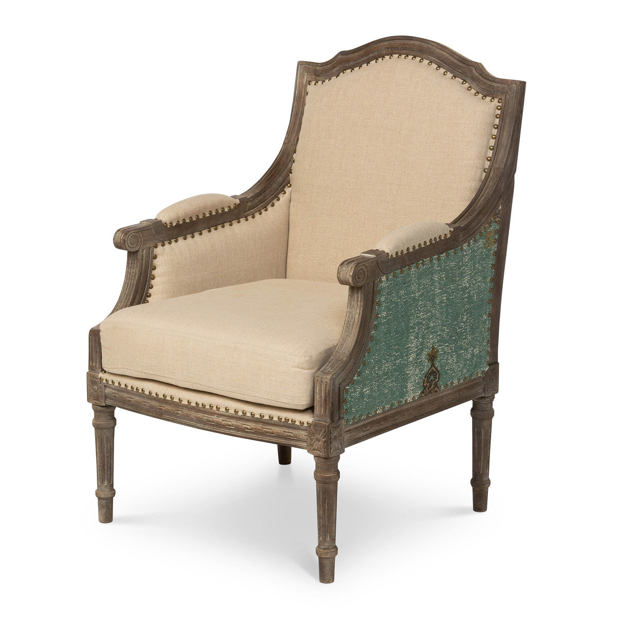 Simone Upholstered Arm Chair - Online Only