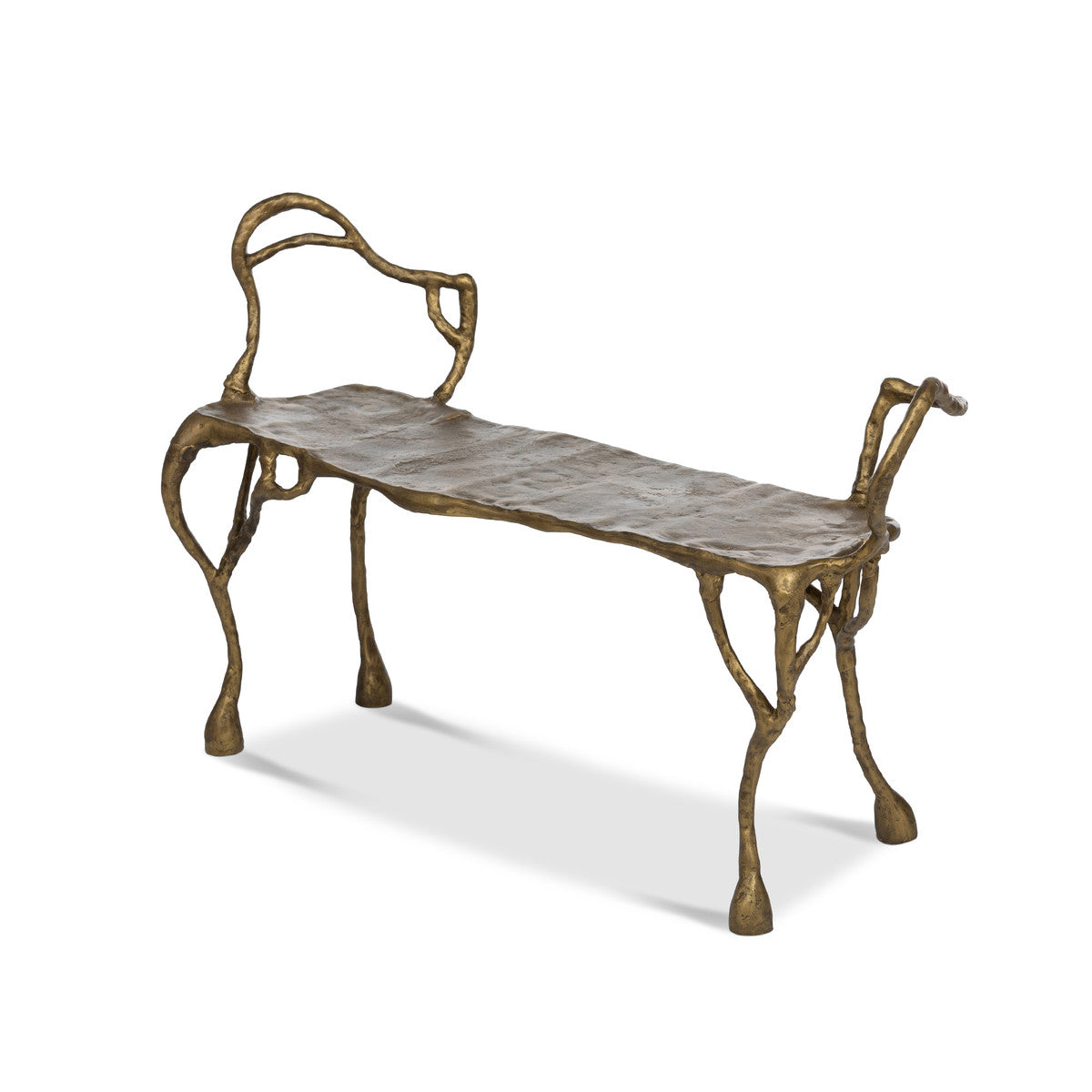 Cast Aluminum Organic Root Bench - Online Only