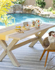 Teak Outdoor Clambake Table - Online Only