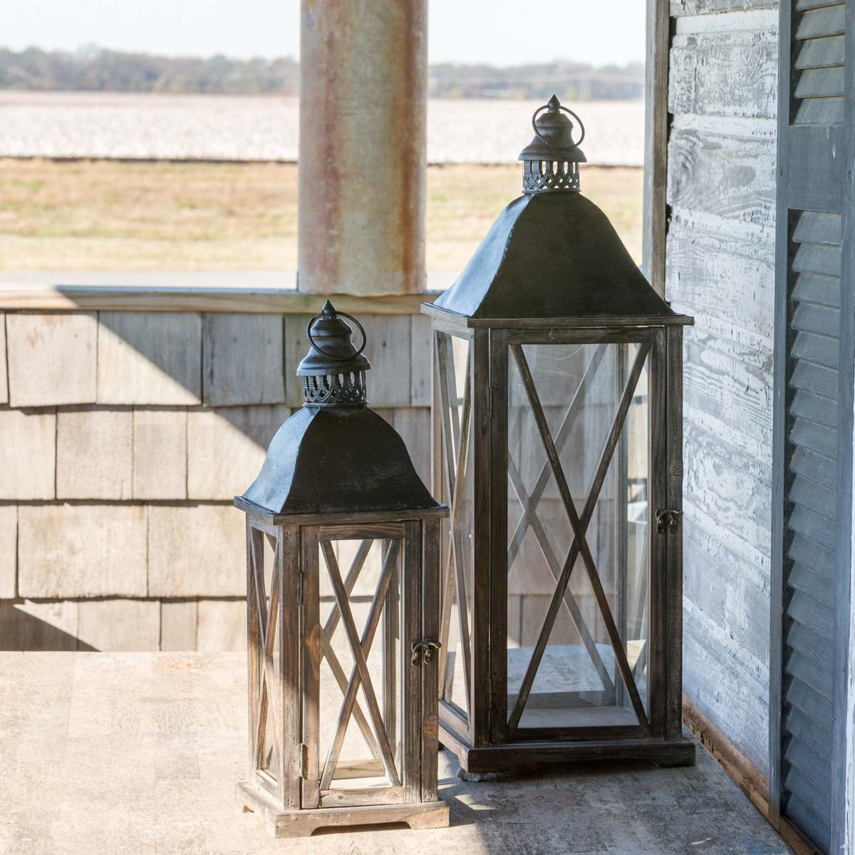 Country Club Lanterns, Set of 2 - Online Only