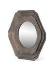 Round Hex Layered Mirror by Park Hill