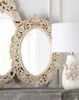 Vichy Hand Carved Wood Mirror - Online Only
