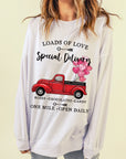 Valentine's Loads of Love Drop Shoulder Sweatshirt
