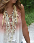 Massive Layered Pearl Necklace