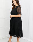 P & Rose Lovely Lace Tiered Dress