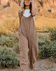 Double Take  V-Neck Sleeveless Jumpsuit with Pocket