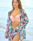 Printed Three-Piece Swimsuit - Online Only
