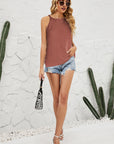 Grecian Neck Knit Tank - Online Only