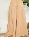 Mittoshop Wrap Pleating Detail Wide Leg Pants