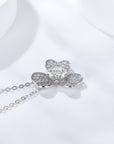 Moissanite Clover Pendant Necklace - Online Only
