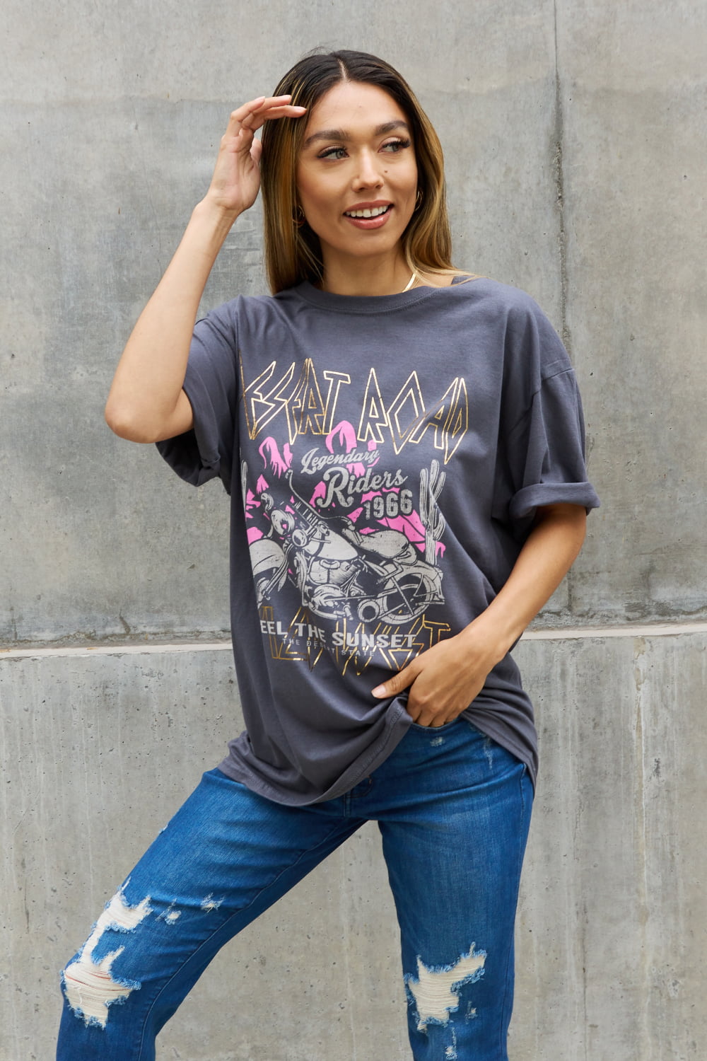 Sweet Claire &quot;Desert Road&quot; Graphic T-Shirt - Online Only