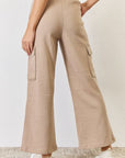 RISEN High Waist Cargo Wide Leg Pants