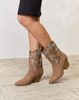 Forever Link Rhinestone Detail Cowboy Boots