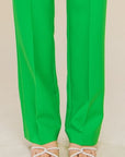 LOVE TREE High Waist Straight Pants