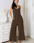 Basic Bae Full Size Spaghetti Strap V-Neck Jumpsuit