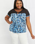Sew In Love Feeling Sassy Mesh Detail Top - Online Only