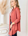 Culture Code Full Size Open Front Cardigan