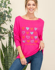 Celeste Full Size Heart Graphic Long Sleeve T-Shirt