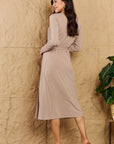 OneTheLand Hold Me Close Open Front Maxi Cardigan - Online Only