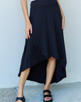 Ninexis First Choice High Waisted Flare Maxi Skirt in Black - Online Only